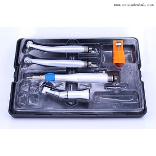 Pieza de mano dental Conjunto Pieza de mano de alta velocidad y conjunto de piezas de mano de baja velocidad